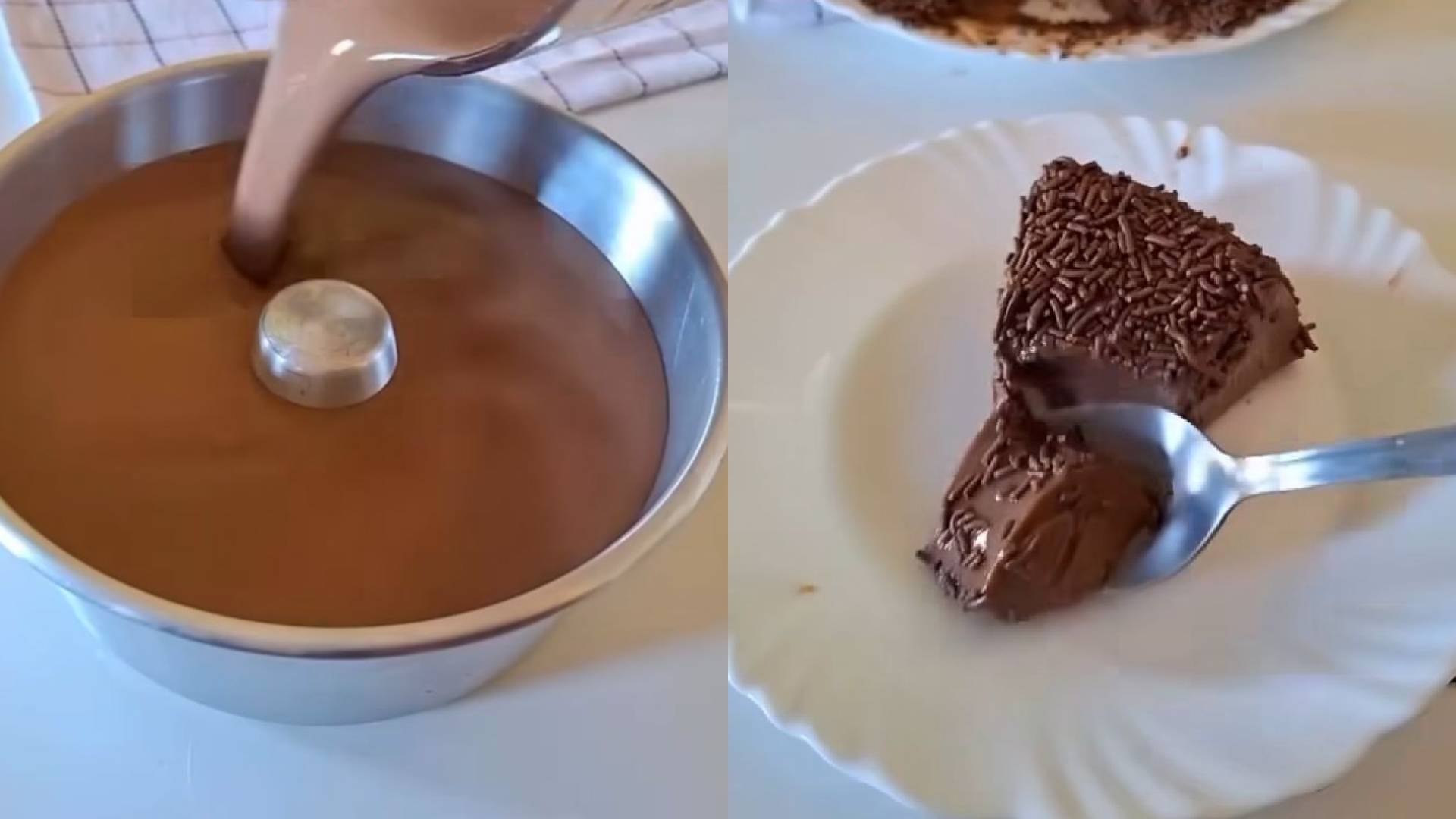 É possível fazer um delicioso pudim de chocolate sem usar o forno