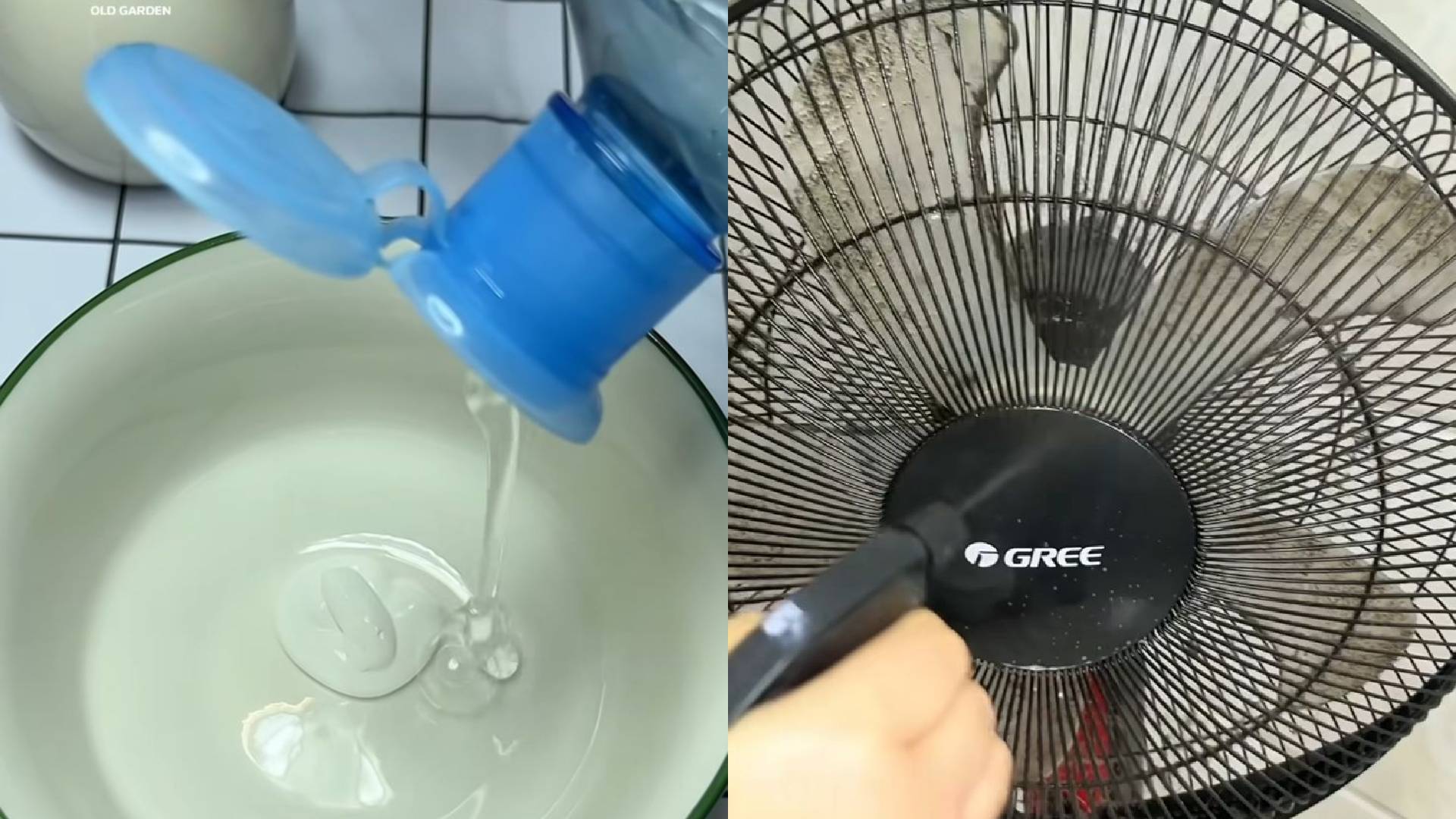 Misturinha para limpar o ventilador