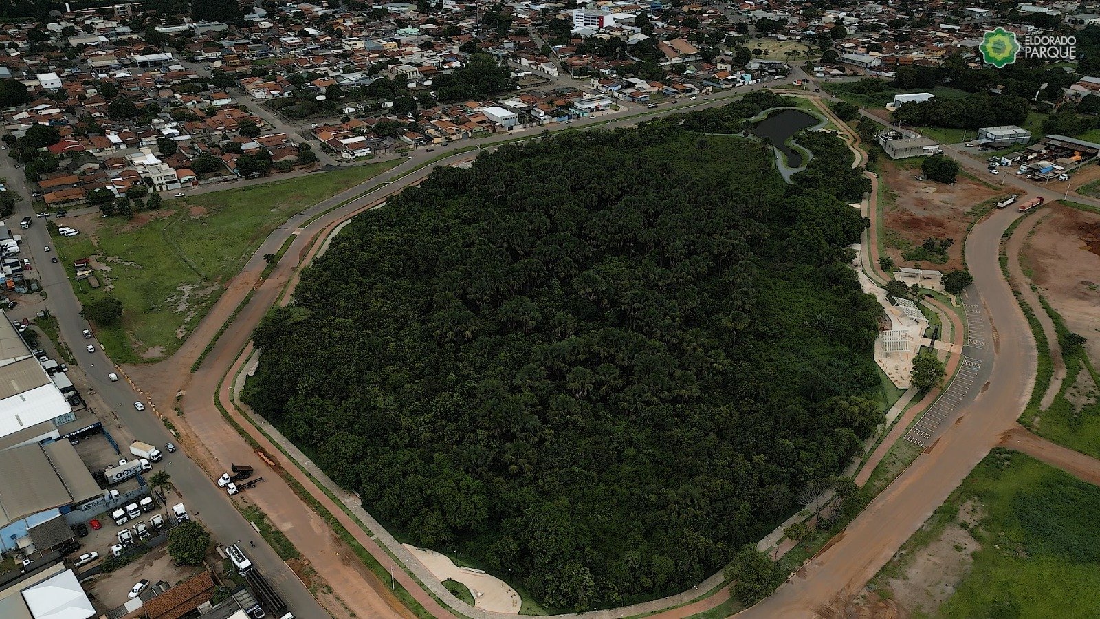 Exemplo de área verde na sudoeste de Goiânia