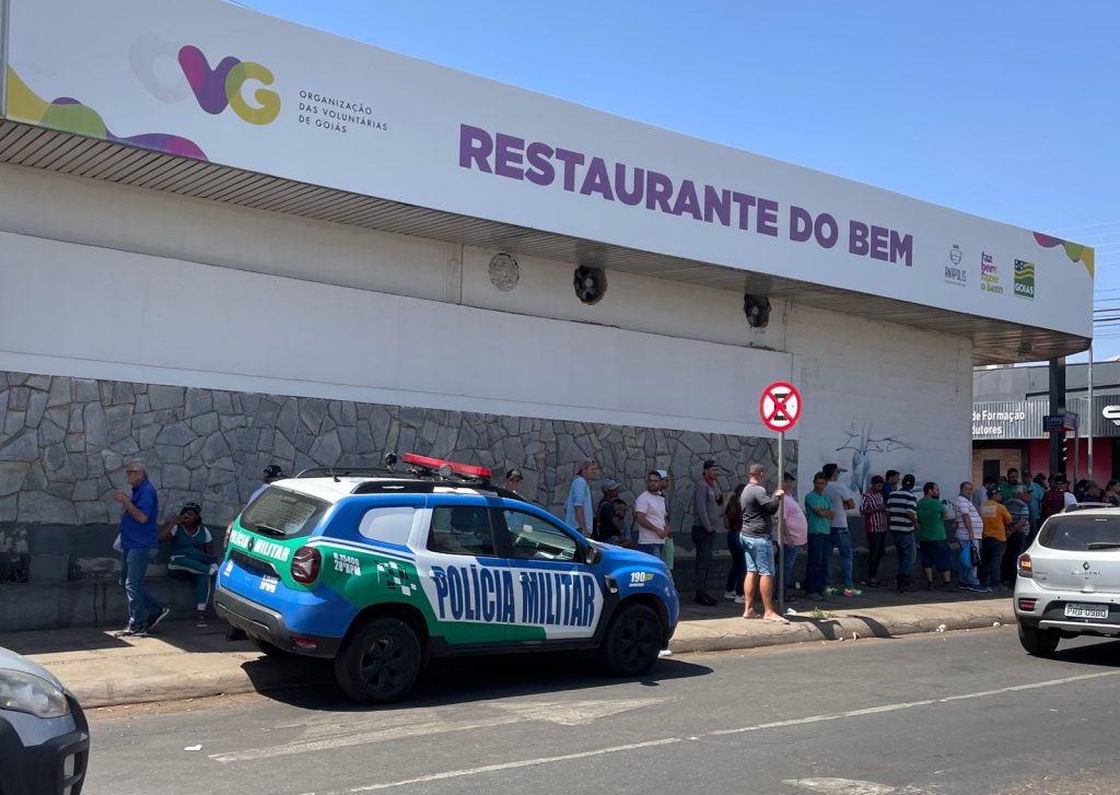 Homem morre após ser esfaqueado na fila do Restaurante do Bem, em Anápolis