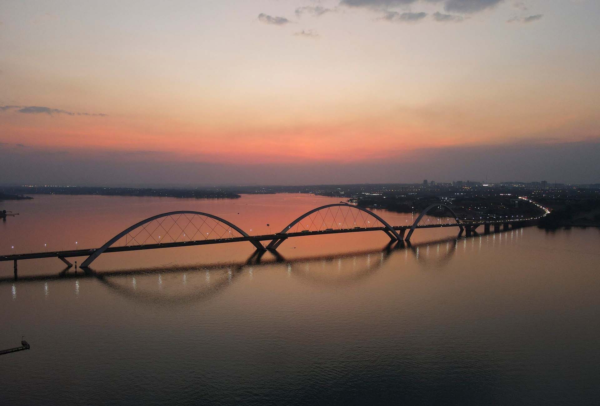 Lago Paranoá, em Brasília. (Foto: Reprodução)