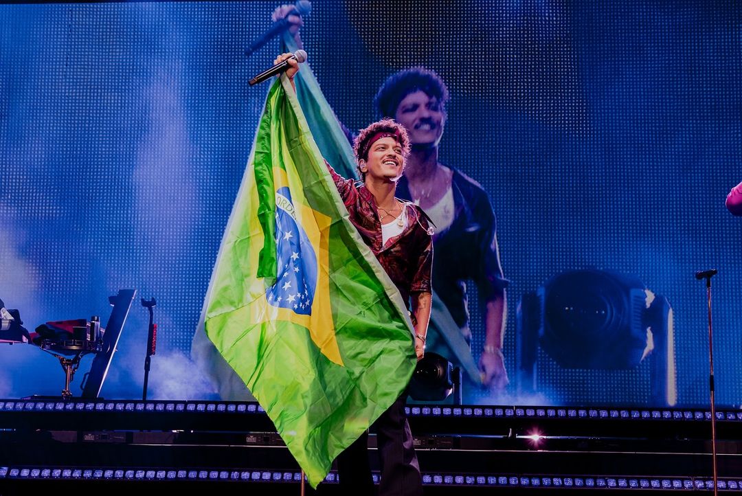 Bruno Mars em Brasília. (Foto; Bruno Mars/Divulgação)