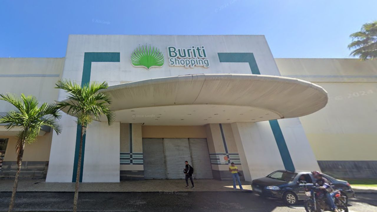 Fachada do Buriti Shopping, em Aparecida de Goiânia. (Foto: Google)