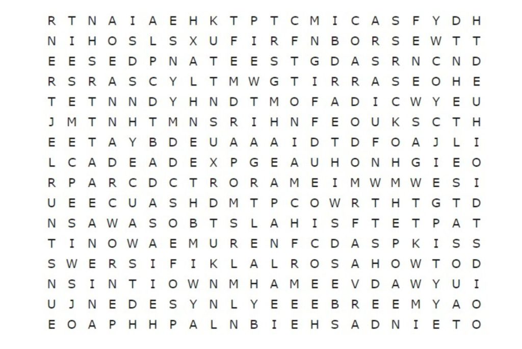 Mostre que você é rápido e encontre “SAGACIDADE” em menos de 15 segundos neste desafio