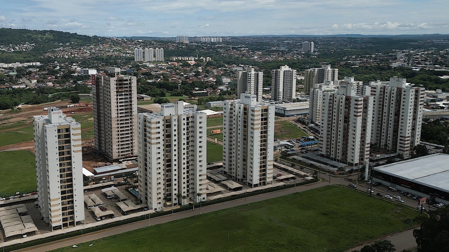 Vista aérea de imóveis em Goiânia. (Foto: Divulgação)