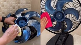 Truque secreto para deixar o ventilador limpo por mais tempo