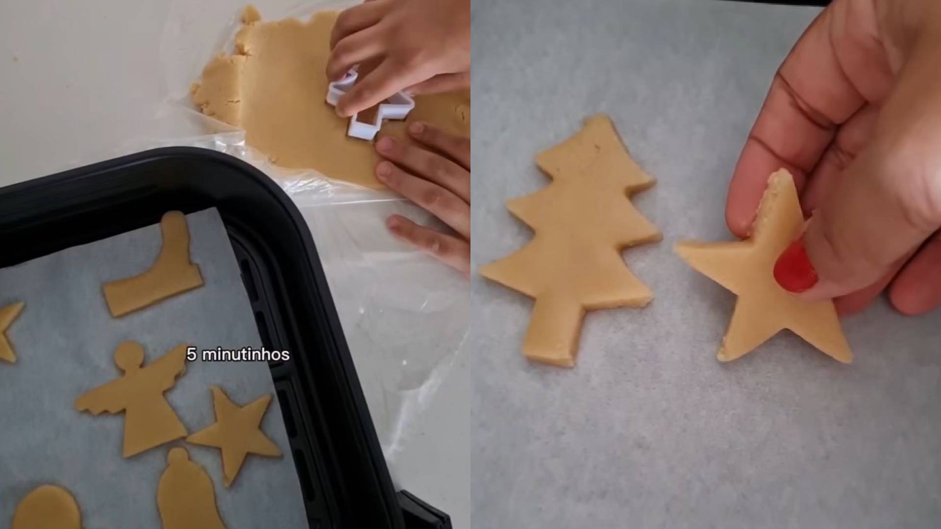 Receita de biscoitos para o natal