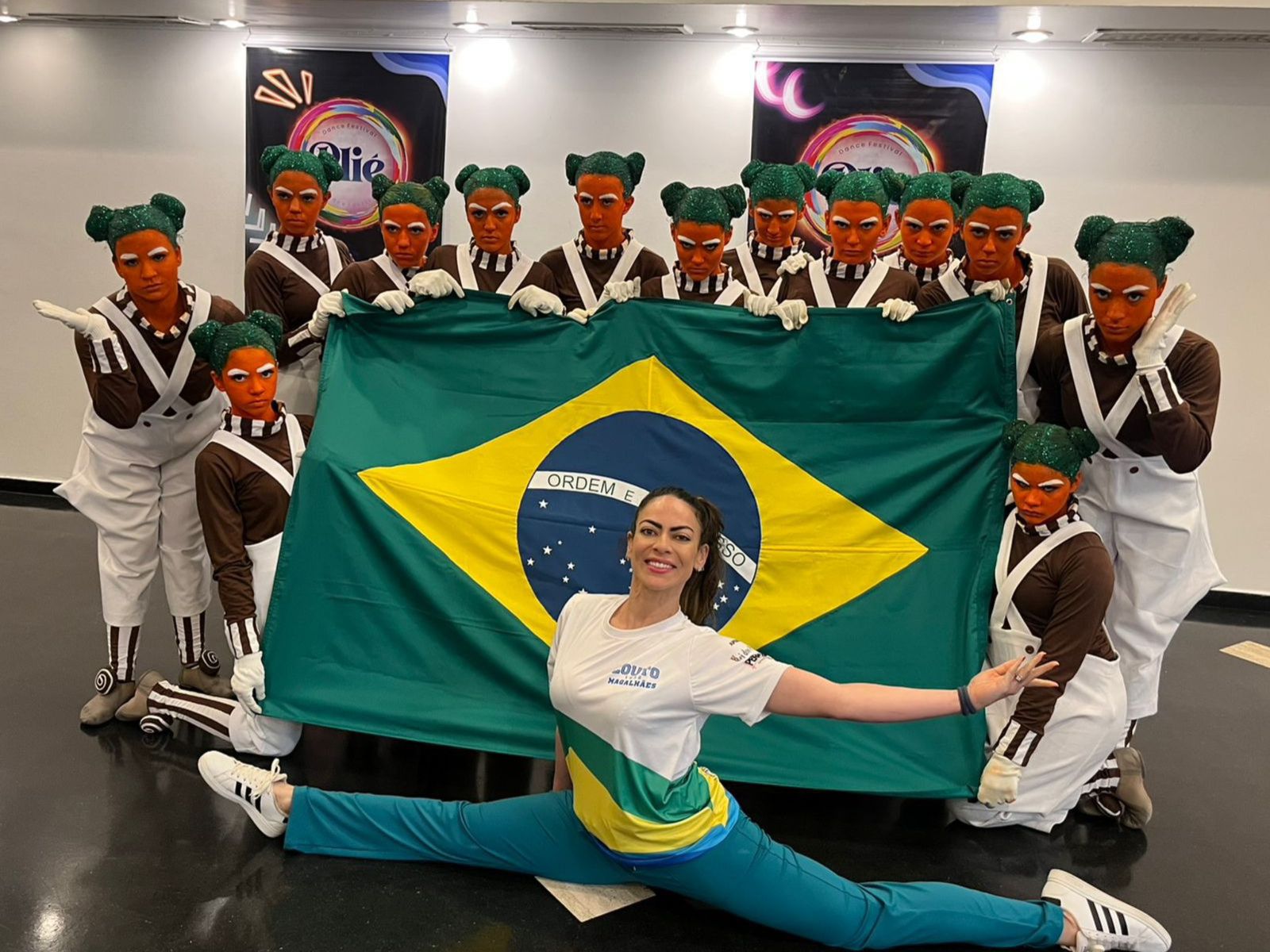 Equipe de Anápolis, na Argentina. (Foto:UniEVANGÉLICA)