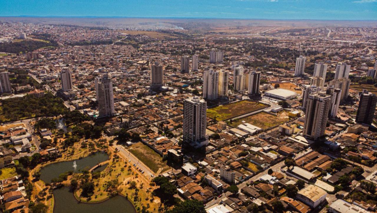 Imagem aérea do Bairro Jundiaí, em Anápolis (Foto: Prefeitura de Anápolis)