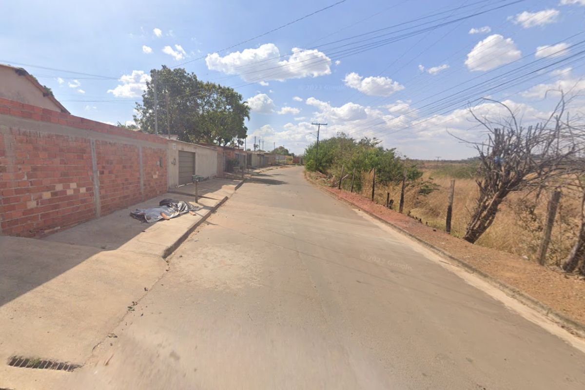 Caso ocorreu no Loteamento Guanabara, em Anápolis. (Foto: Captura/Google Street View)