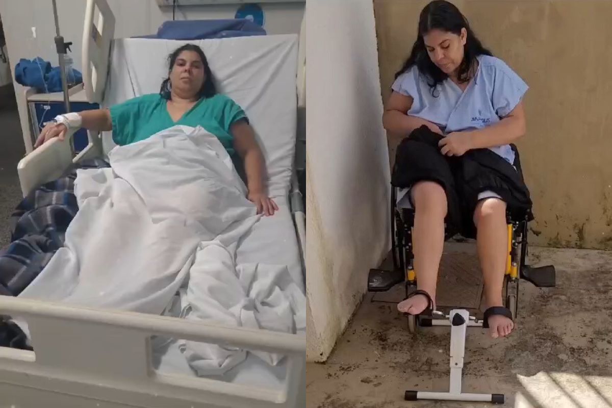  Marinilda teve sequelas após erro médico. (Foto: Arquivo Pessoal)