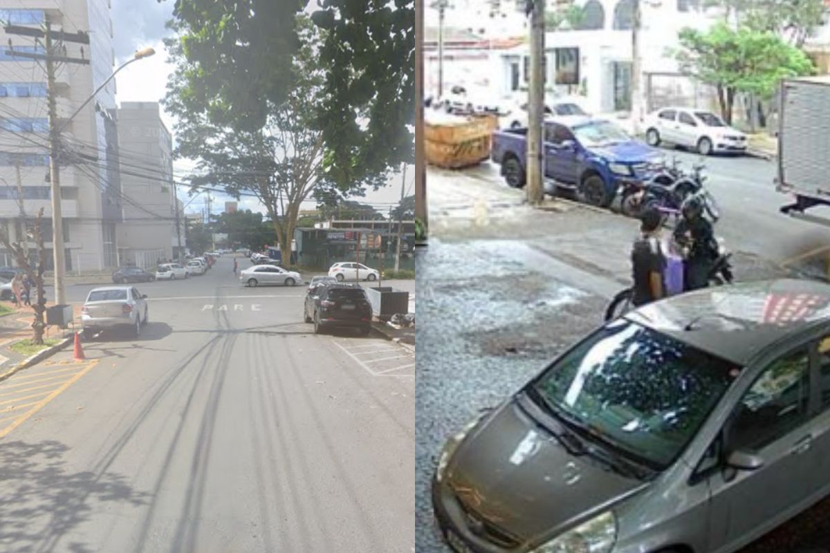 Caso foi registrado por câmeras de segurança. (Foto: Reprodução/Captura/Google Street View)