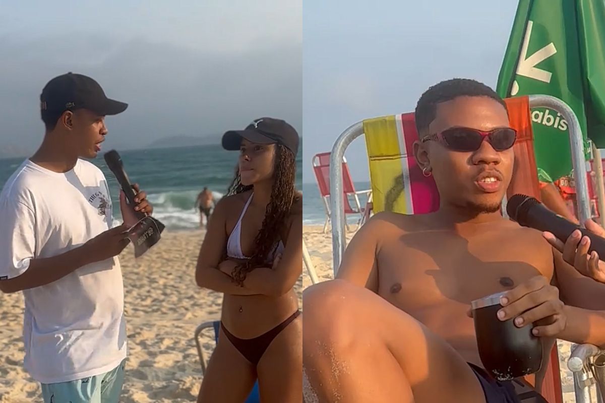 Jovens não souberam responder o questionamento. (Foto: Reprodução/TikTok)