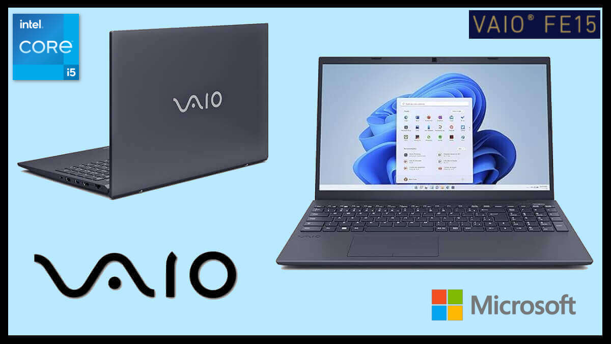 Oferta Relâmpago: super desconto de 36% no notebook VAIO FE15