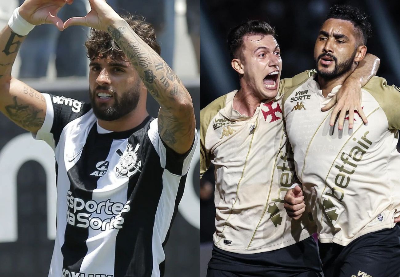 Onde assistir Corinthians x Vasco pelo Brasileirão neste domingo (24)