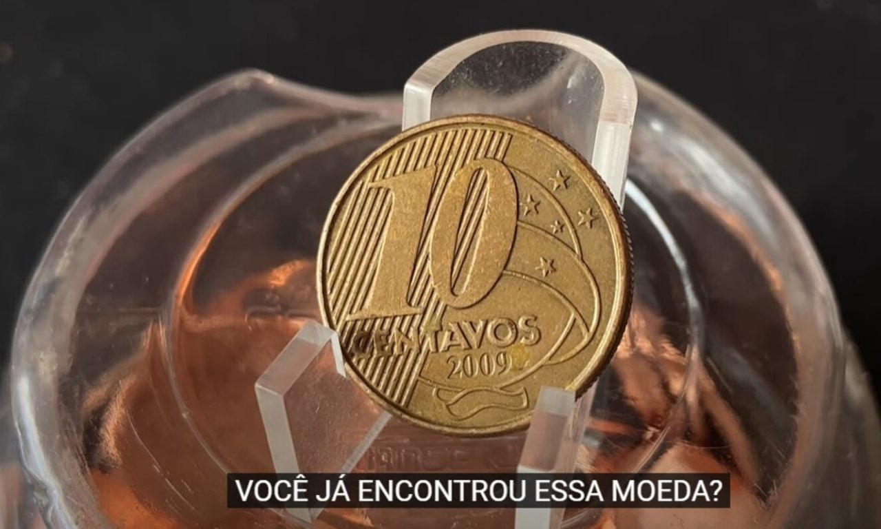 Boa notícia para quem guardou ou tem na carteira uma moeda de 10 centavos como essa