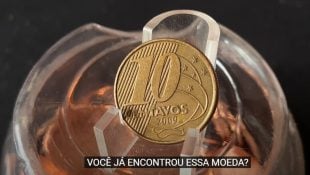 Boa notícia para quem guardou ou tem na carteira uma moeda de 10 centavos como essa