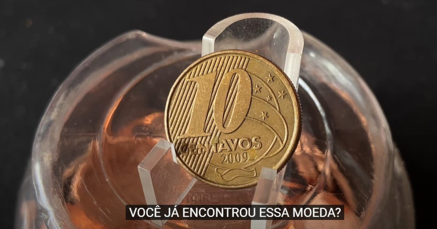 Boa notícia para quem guardou ou tem na carteira uma moeda de 10 centavos como essa