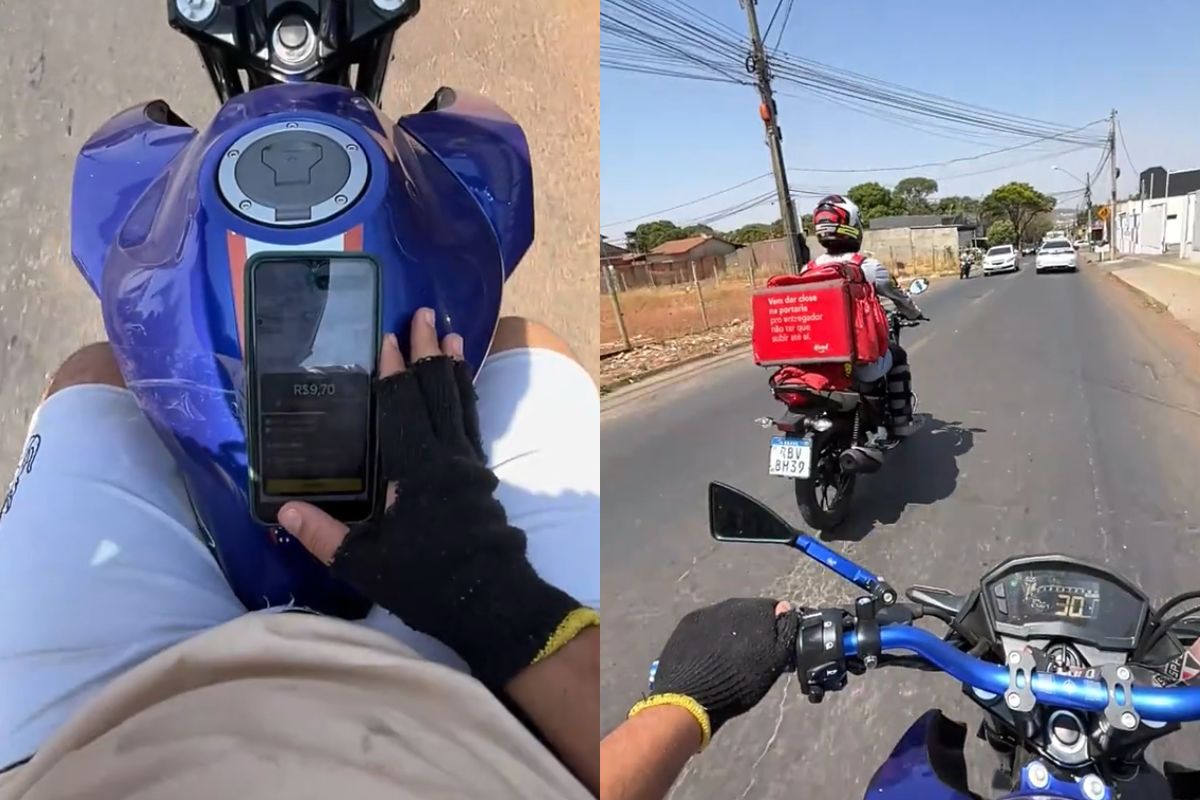 Motorista de aplicativo é surpreendido por ação inesperada de passageiro: “só em Goiás mesmo”