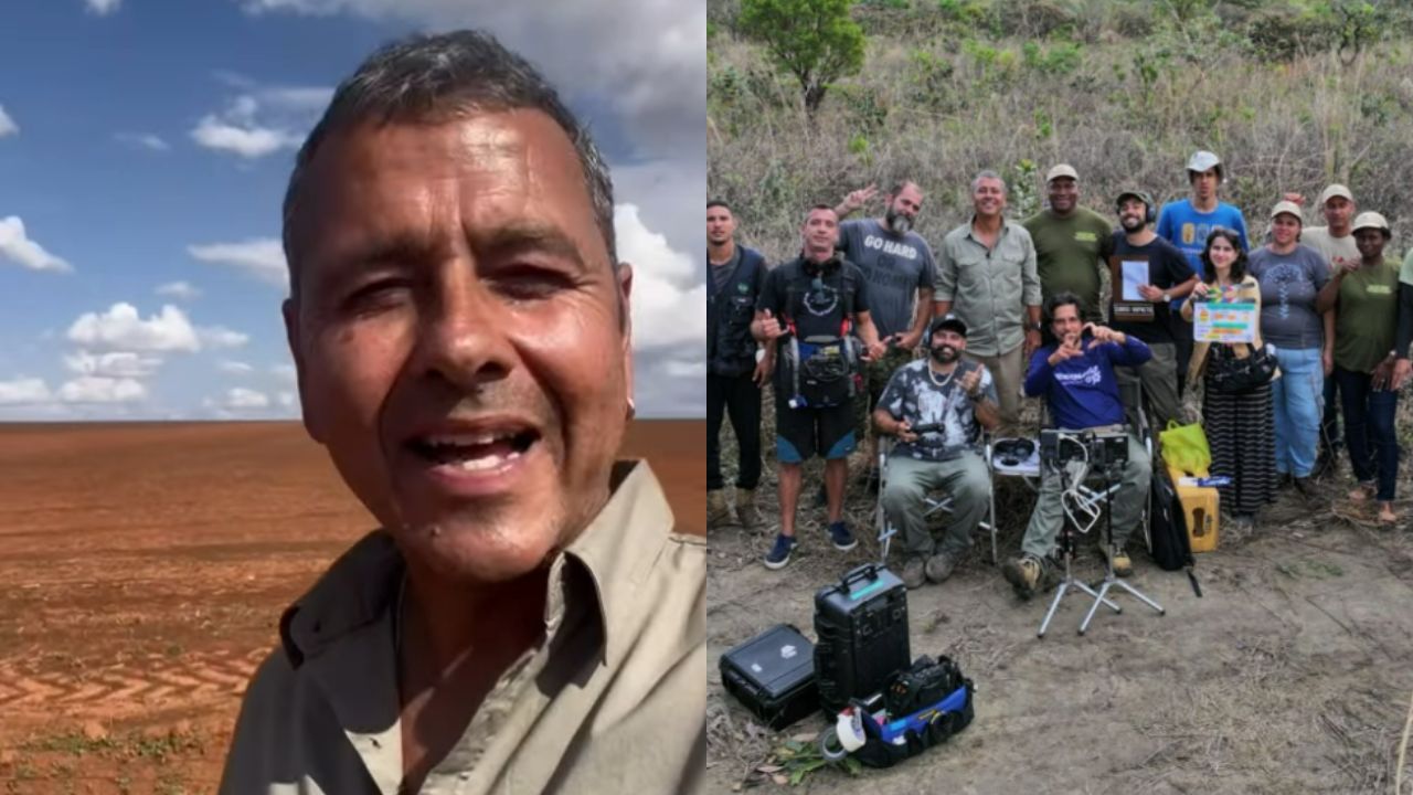 Marcos Palmeira, em viagem para a gravação de série, faz reflexão sobre o Cerrado. (Foto: Reprodução)