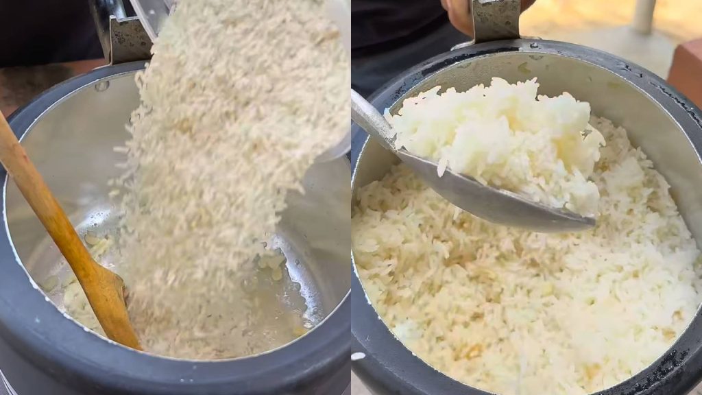 É possível fazer arroz em cinco minutos