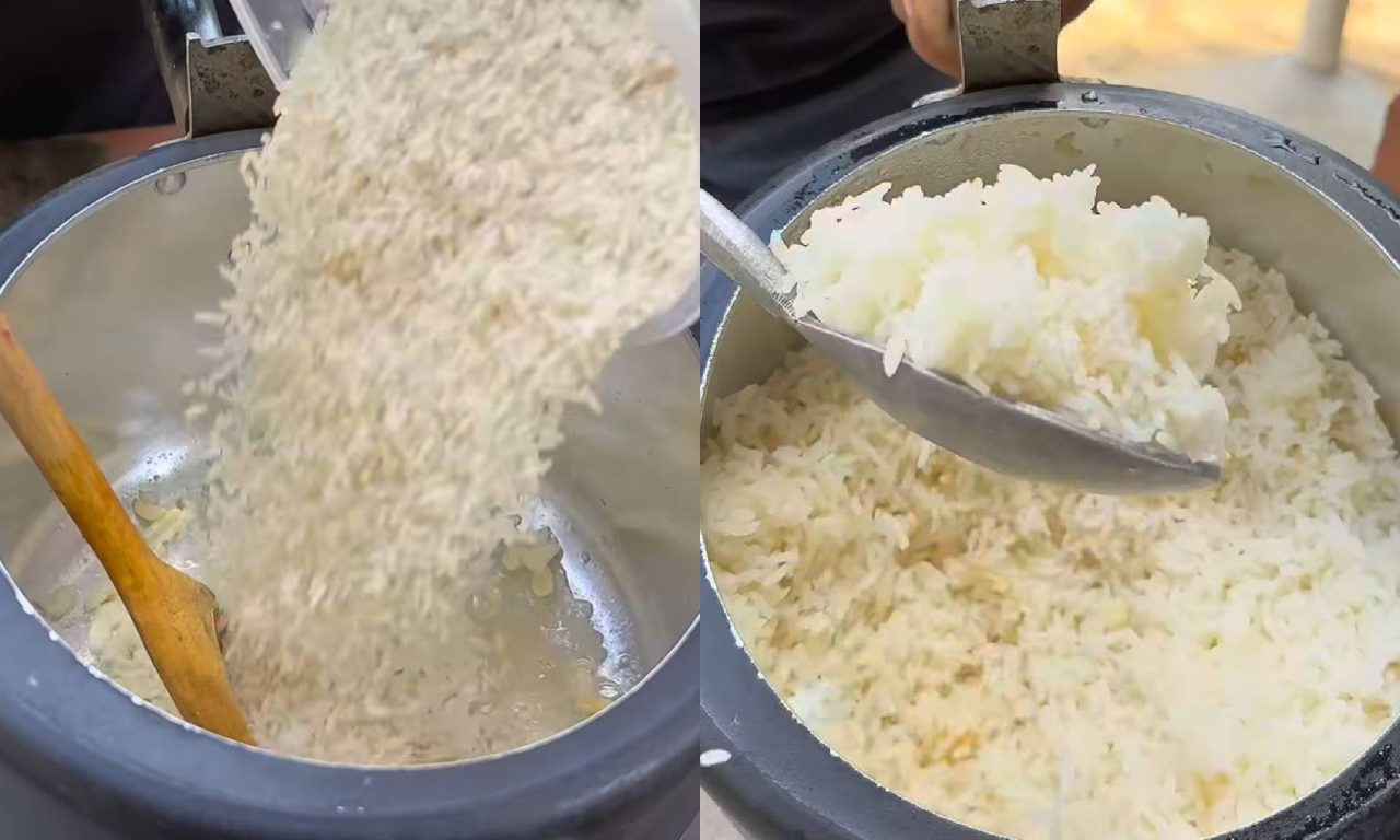 É possível fazer arroz em cinco minutos