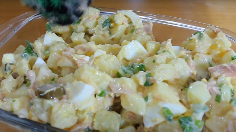 Receita simples de salada de batata