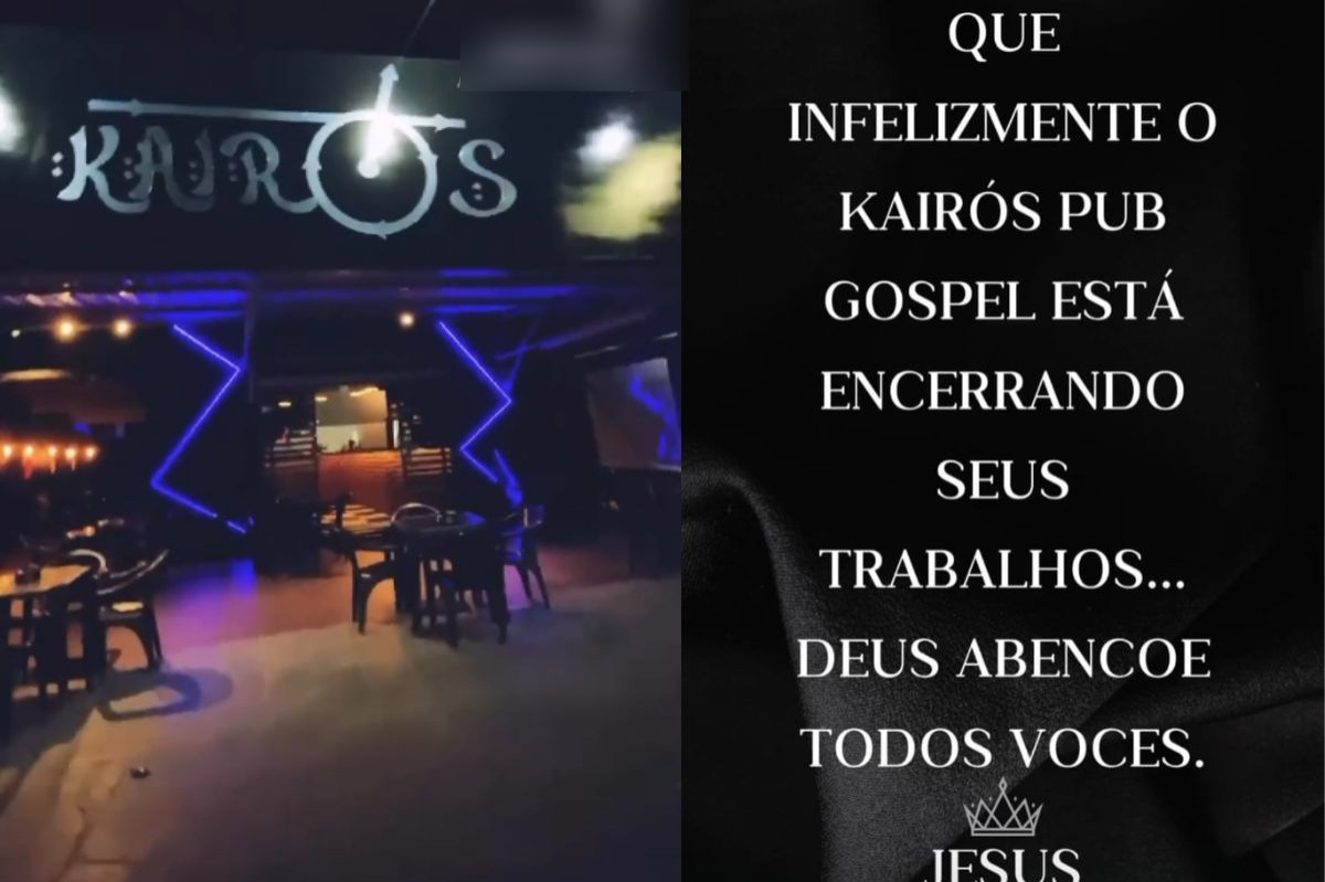 Pub gospel de Anápolis anunciou encerramento de atividades em menos de três semanas. (Foto: Reprodução) 