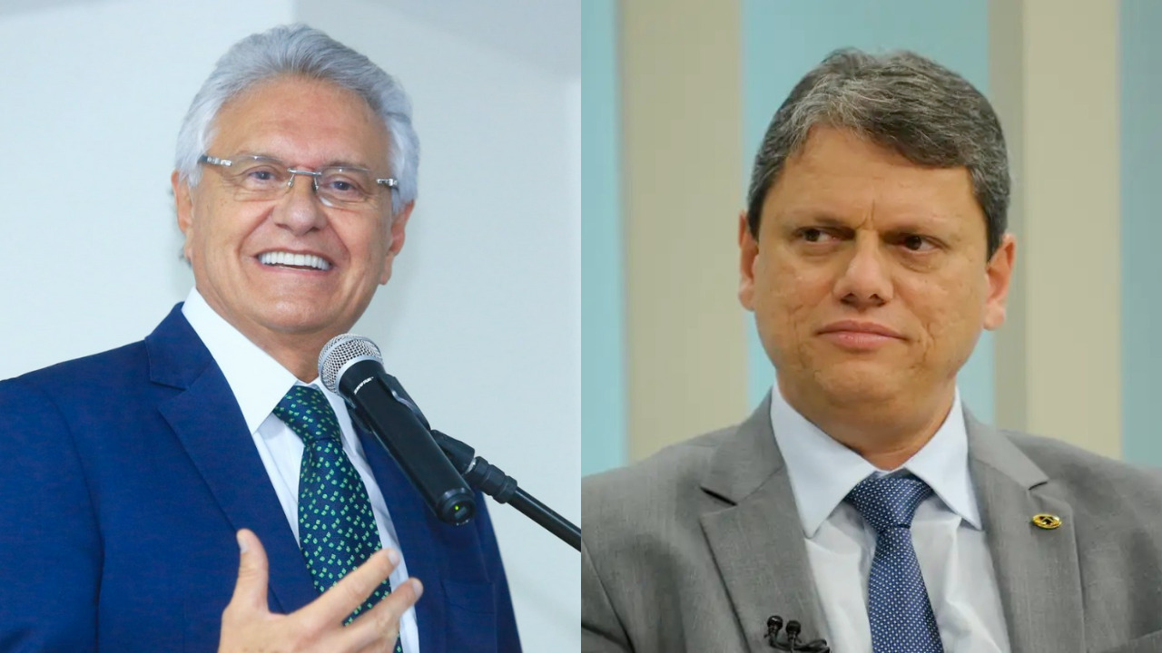 Tarcísio de Freitas deve defender nome de Caiado à Presidência caso Bolsonaro permaneça inelegível