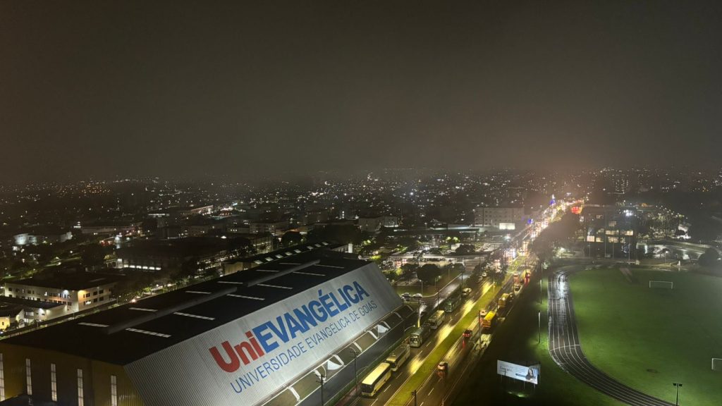Chuva em Anápolis. (Foto: Denilson Boaventura)