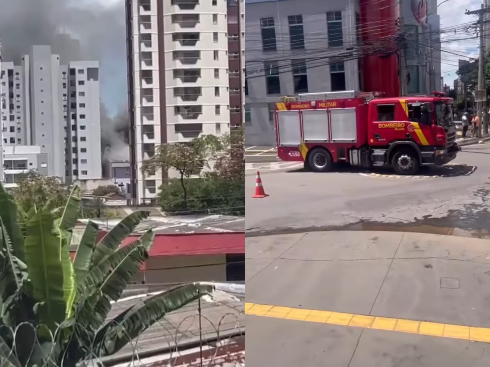 Incêndio atinge igreja Assembleia de Deus no Setor Pedro Ludovico, em Goiânia