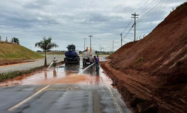 Chuvas intensas em pouco tempo acendem alerta para 27 pontos de alagamentos em Aparecida