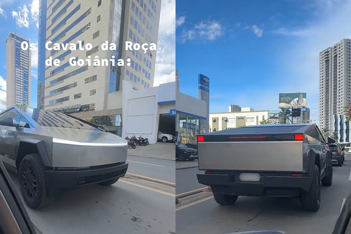 Moradores de Goiânia se surpreendem com ‘carro do futuro’ de Elon Musk: “cavalo da roça”