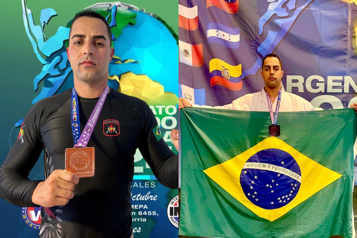 Policial da CPE de Anápolis conquista medalha em campeonato mundial de karatê: “muito esforço”