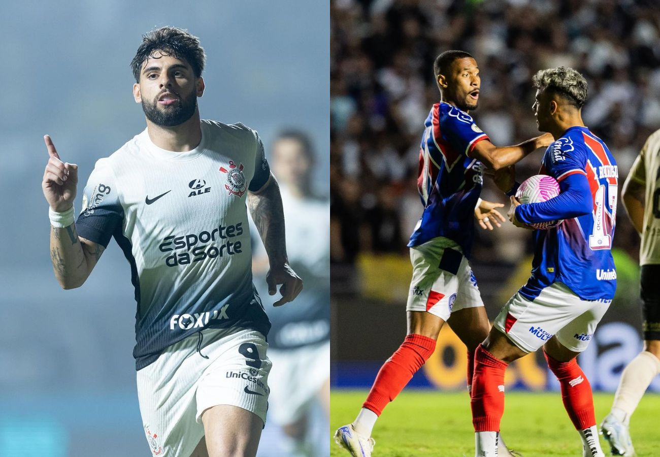 Onde assistir Corinthians x Bahia pelo Brasileirão nesta terça-feira (03)