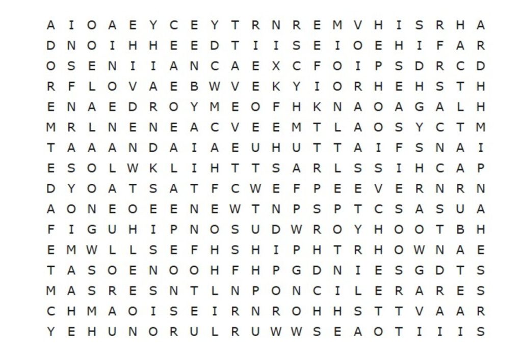 Desafio: teste toda a sua capacidade e encontre “FELIZ” em inglês neste caça-palavras em apenas 8 segundos