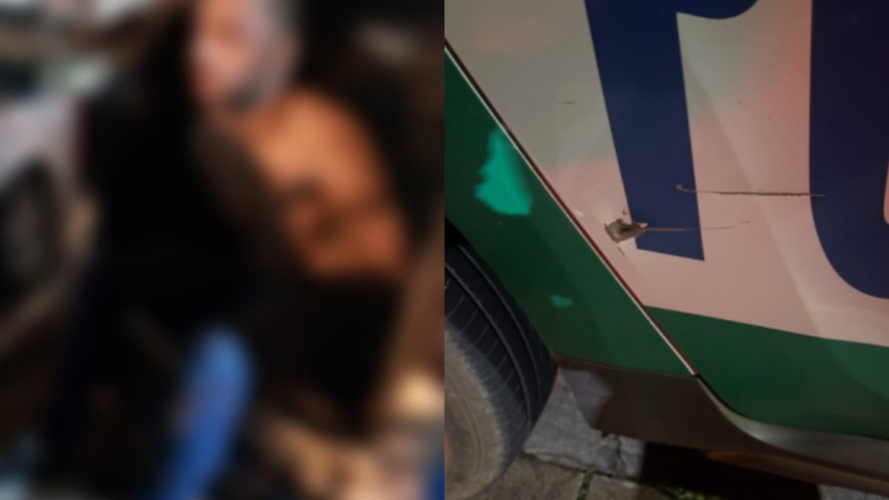 Briga generalizada em pizzaria termina em fuga e carro sendo jogado contra cerco policial, em Anápolis