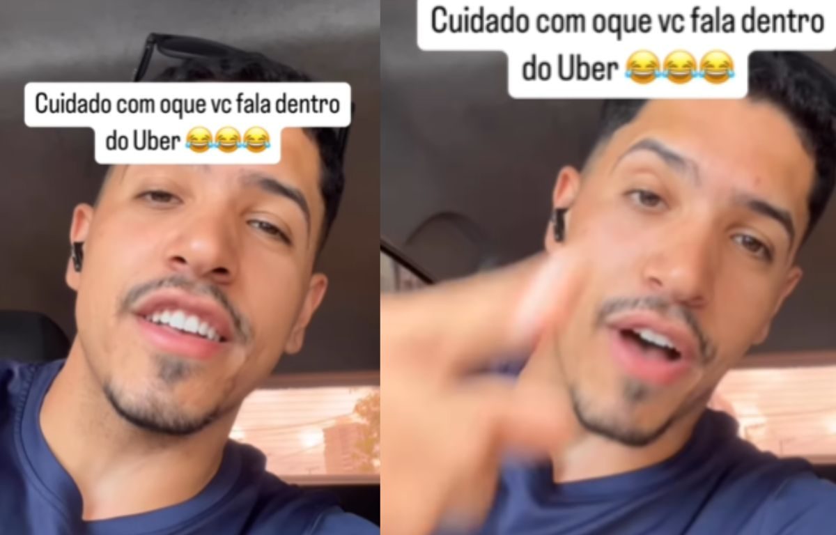 Motorista de aplicativo revela o que amigas de passageira fizeram após ela sair primeiro do carro