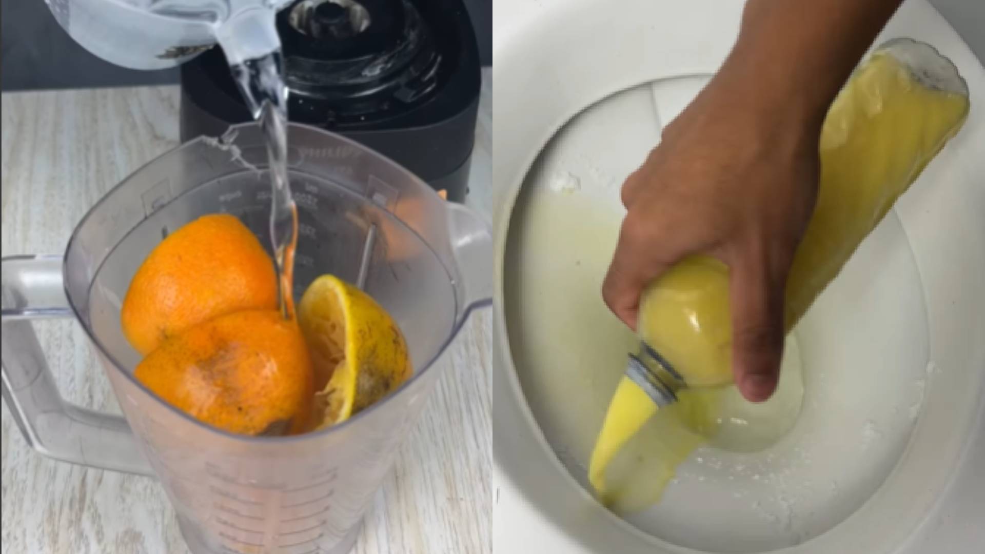 Veja como limpar o sanitário utilizando a casca de laranja