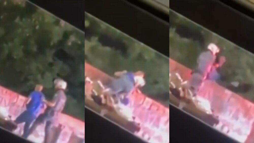 Vídeo flagra PM arremessando homem de ponte em SP