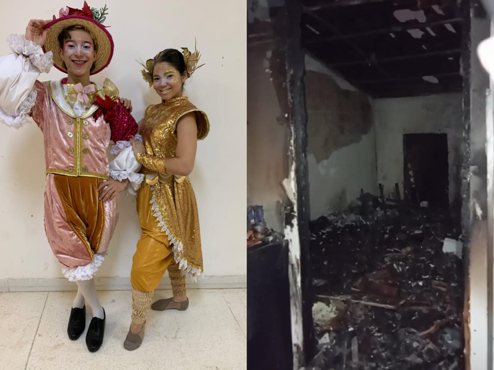 Jovem casal que trabalha no Natal do Bem perde tudo após casa ser destruída em incêndio