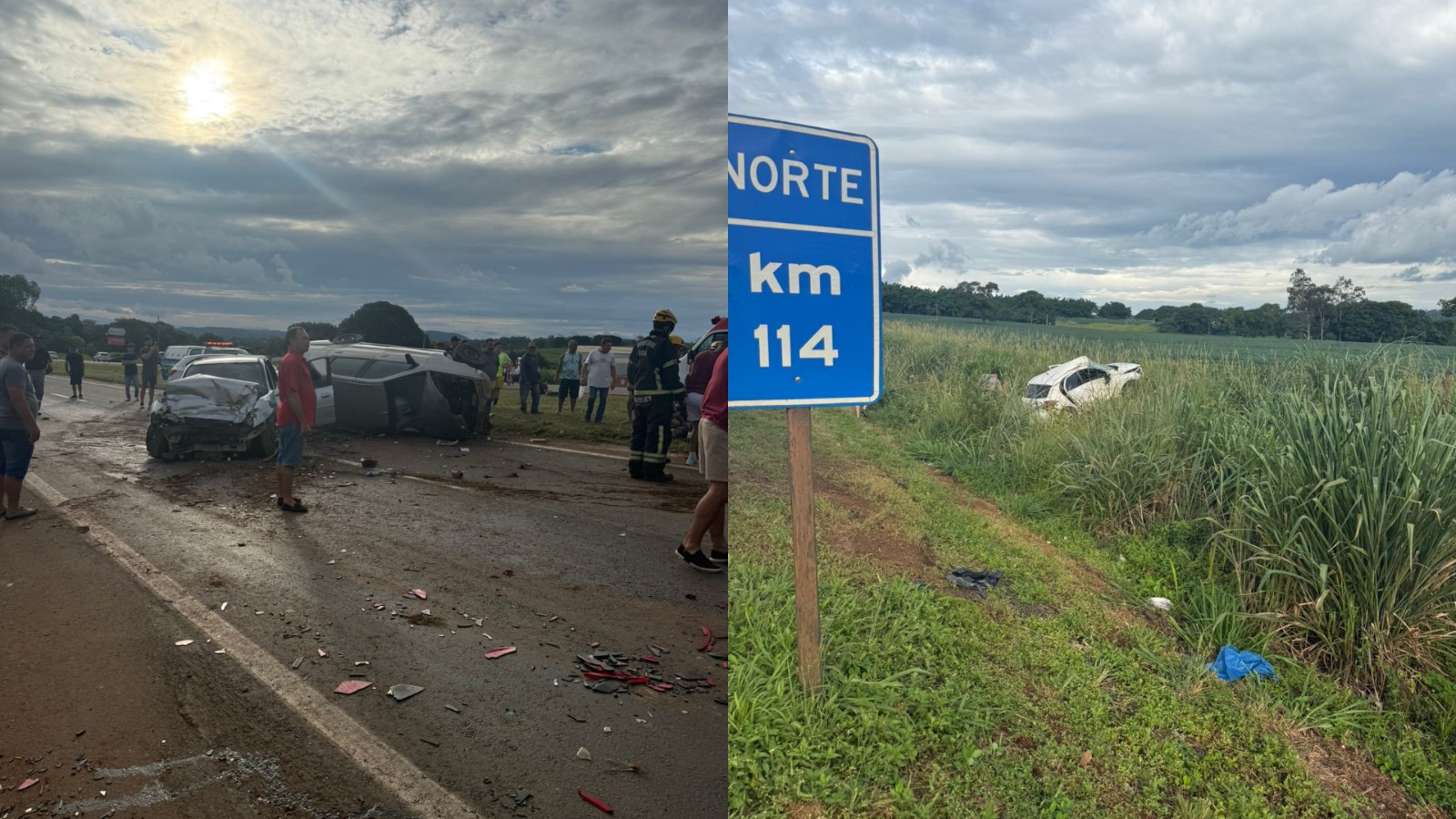 Grave acidente deixa feridos na BR-060, entre Goiânia e Anápolis