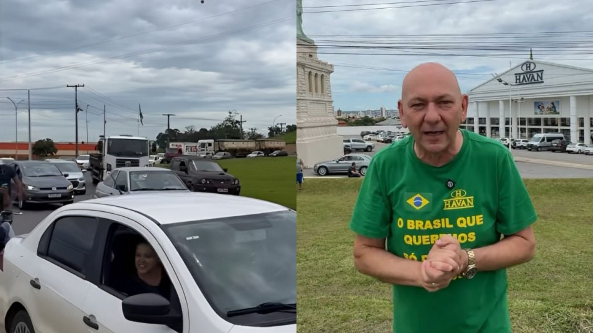 Anapolinos formam fila para tirar foto com Luciano Hang no Trevo da Havan: “não temos clientes, temos fãs”