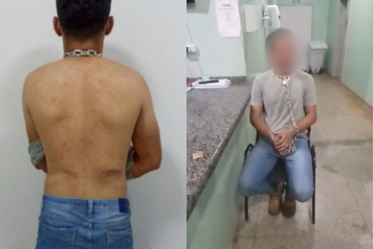 “Sinais claros de tortura”, afirma delegado sobre jovem que teria sido sequestrado e acorrentado pelo patrão em Goiás