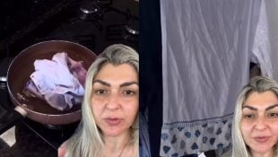 Solução caseira para limpar a roupa que manchou na máquina de lavar