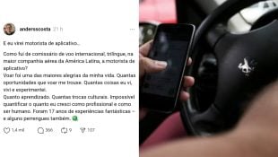 Motorista de aplicativo surpreende ao revelar qual era sua profissão antes de trabalhar dirigindo