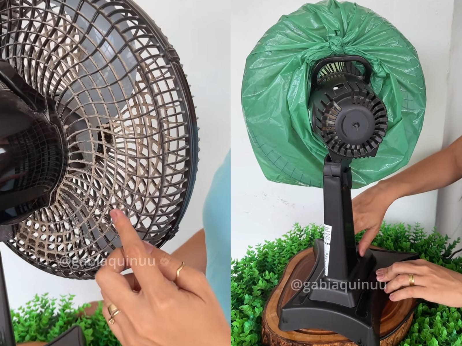 Diarista ensina como limpar o ventilador sem desmontar (fica como novo quando termina)