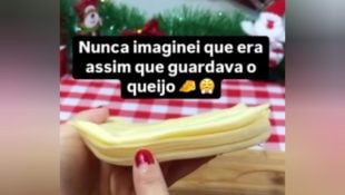 O jeito certo de guardar o queijo muçarela na geladeira para ele não grudar