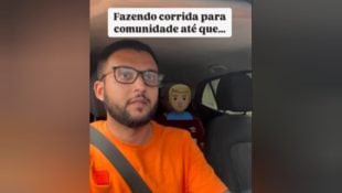 Motorista de aplicativo vive momentos desesperadores com passageiro e precisa se explicar