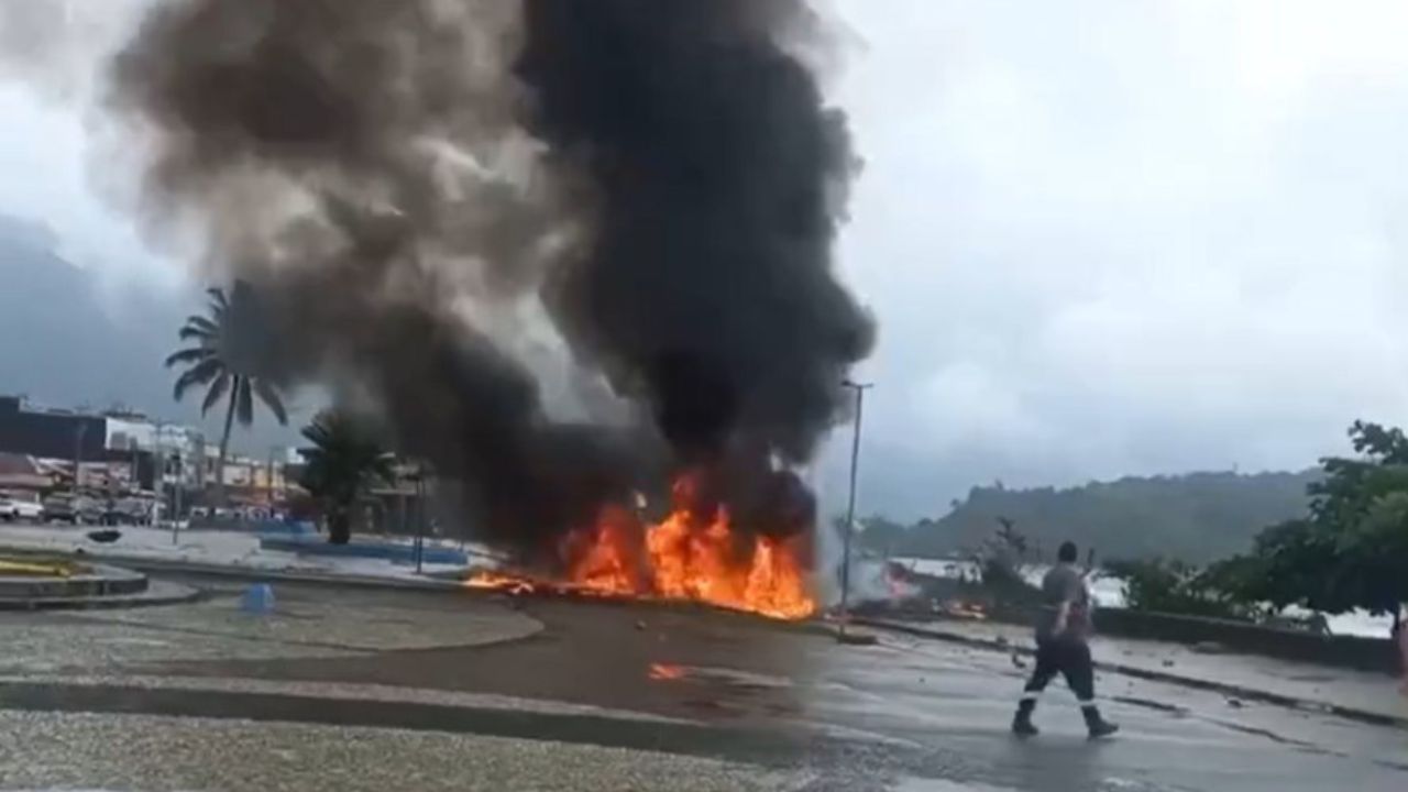 Avião que caiu em Ubatuba partiu de Goiás; piloto goiano morreu— veja os detalhes do acidente